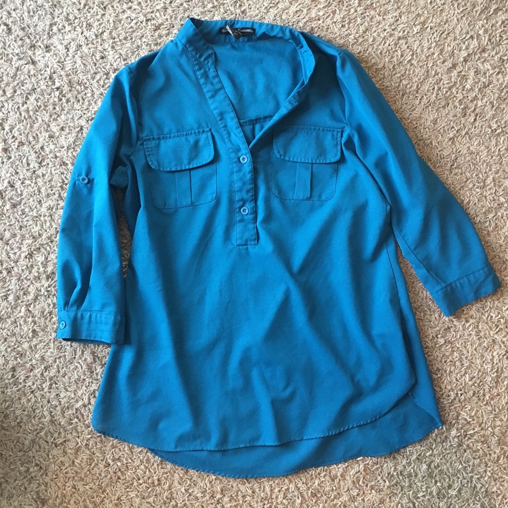 Blue blouse